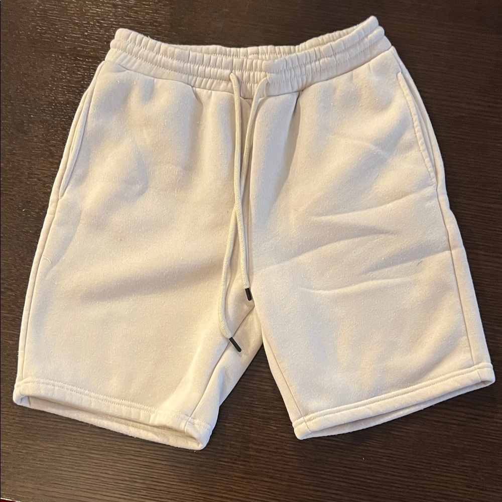 Men's Athletic White Shorts